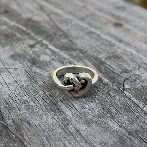 James Avery Heart Knot Ring size 7